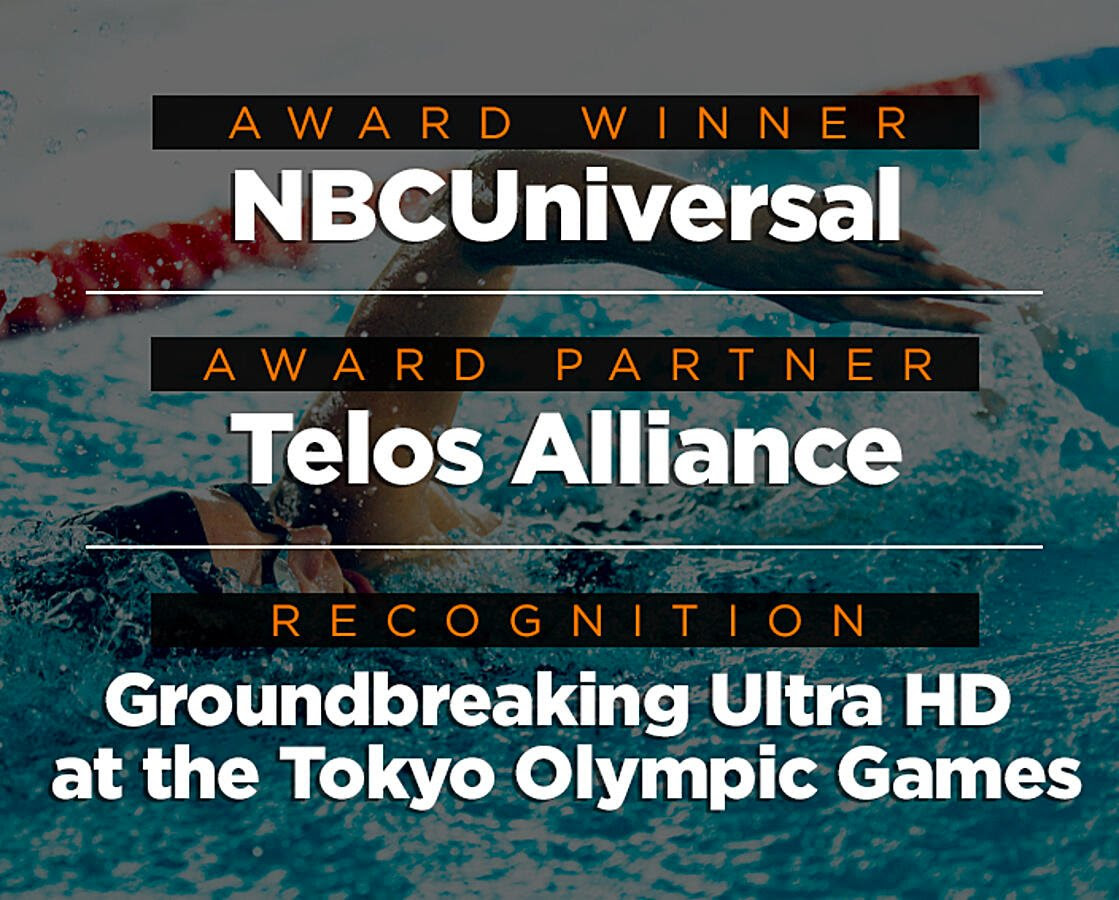 Telos Alliance Credited in NBCUniversal's Acceptance of IBC2021 Special Award